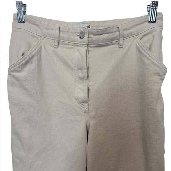 Aritzia Wilfred Free Denim Pants Cream - Picture 3 of 12